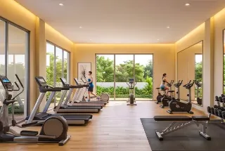 Gymnasium at Emaar Elara