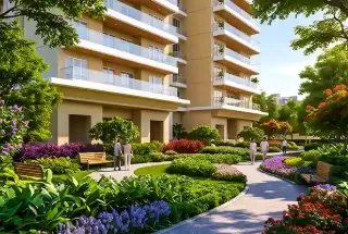 Landscaped Garden at Emaar Elara